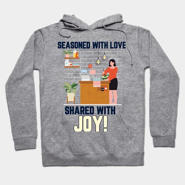 Food bloggers season and share joy Hoodie by Hermit-Appeal